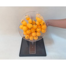 로또 추첨기 대형 경품추첨기 로또 번호 추출기, 추첨기 + 넘버볼 1~50 세트, 1개