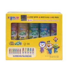종이나라 뽀로로 컬러 나라풀세트 8g 6개+15g 5개 총11개 E, 단품