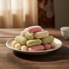 답례품 수제 유과 선물세트 찹쌀 한과 전통과자 강정, 1개, 상세페이지 참조ml, 1jsb 혼합유과 500g