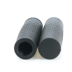 [스케이트보드]테이프 스티커 Xiaomi M365 1S Pro Pro2 Mi3 미끄럼 방지 실리콘 고무 케이스 교체 부품 용 1 쌍 전기 스쿠터 핸들 바 그립 커버, 2)WHITE