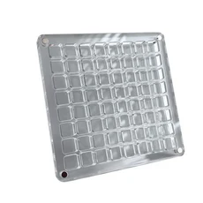 아크릴 보관함 진열대 12x12cm 1개 투명 자석 잠금, 01 빠른, 01 Square-64 squares