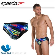 SPEEDO 男 競技三角泳褲 Echo Focus 7cm 印花 SD80979D189