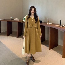 여성투피스 여성세트 여성자켓 + 나시원피스 롱원피스 바람막이 점퍼 ZFY2026020509 39