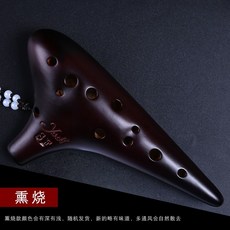 12홀 오카리나 f키 초보자 연습용 힐링 음악치료 쉬운악기 요가 명상, 12홀 SF 스모킹 [클래식], 1개