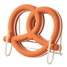 Modura Silipretzel 프레첼 실리콘 냄비받침 세트, 1세트, 오렌지