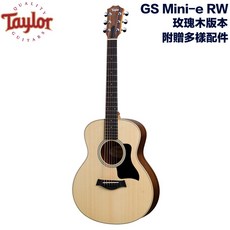 Taylor GS Mini-e RW 玫瑰木側背板 旅行吉他 內建拾音器 全球熱銷 全新品公司貨 附贈配件【民風樂府】, 1個