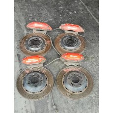 正 BREMBO E46 M3 用套裝剎車 前 F50 卡鉗 355x32mm 後 LOTUS卡鉗 345x28mm, 1個