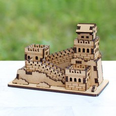나무모형 만리장성 건물 건축 나무 조립 모형 DIY 만들기, 본상품