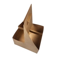 쌍문상회 지금 필요한 캐리어 종이컵캐리어 테이크아웃컵캐리어 음료 4구 무지캐리어 종이 음료수캐리어 컵캐리어 카페 테이크아웃캐리어 커피 31872EA, 본상품