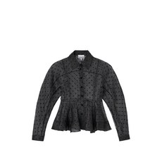 가니 폴카 도트 페플럼 재킷
