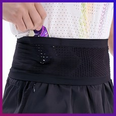 프리온 고탄력 스포츠 러닝 밴드 초경량, L, 라이트 블랙, 1개