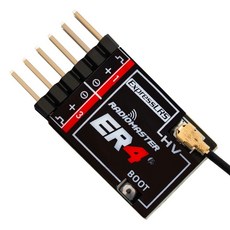 Radiomaster ER4 4CH/ ER6 ER6G ER6GV 6CH/ ER8 ER8G ER8GV 8CH 2.4GHz Expresslrs Elrs PWM 리시버 RC 자동차 보, ER4 Receiver