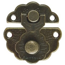 鈕扣式箱扣, 1個