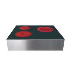 [리뷰 작성 시 고급 냄비 무료증정] 하이라이트 3구 빌트인 매립형 전기레인지 전기쿡탑 특별할인가 스탠드 프리스탠딩 전국설치가능, 3구 하이라이트 +실버케이스 15cm