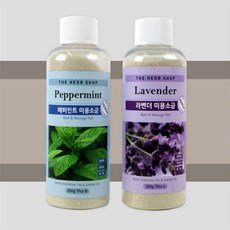 행복득템 900g 더허브샵 페퍼민트 소금 배스밤, 1