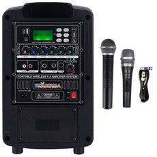 그레이스 EG-116 충전식이동형앰프 150W 무선마이크 블루투스 USB, EG-116 핸드형