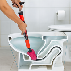 강력 흡착 변기 막힘 제거 화장실 변기 흡착기 변기막힘 뚫어뻥, 레드