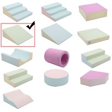 아이소파 파스텔 토들러매트 PT 종류선택 / 플레이매트, PT-4 경사 초록, 1개