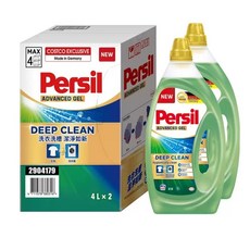 Persil 寶瀅 全效能新配方洗衣凝露 4公升 X 2入, 4公升 X 1入
