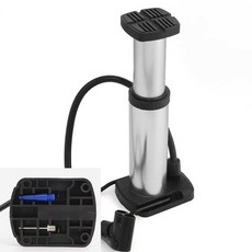 자전거 발펌프 실버 공기주입 공기펌프