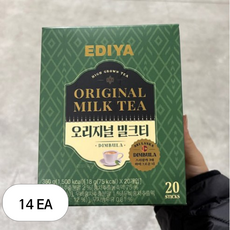 이디야 오리지널 밀크티, 18g, 14개, 20개입