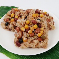 장가손떡 무설탕 오트밀 영양밥 귀리 찰밥 영양 잡곡밥 약밥 단백질 콩밥 건강간식, 80g, 10개