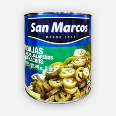 산 마르코스 슬라이스 할라피뇨 피클, 2.8kg, 1개