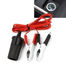 고급시거잭 시거소켓 차량용DIY 볼트게이지 볼트메타 차량용품 시거연장 시거잭, SCG07-시거 잭소켓 악어클립2m