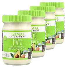 프라이멀 키친 마요 아보카도 오일, 4개, 355ml