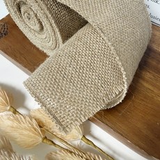 CRT 052 탐나요 황마 리본 테이프 밴드 포장 끈, 1개, 황마 10cmX10m