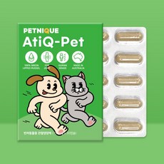 강아지 고양이 슬개골 관절 영양제 펫니크 아티큐펫 30캡슐, 30정, 뼈/관절강화, 1박스