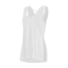 ANDAR 無袖背心 交叉背心式運動背心 瑜珈 健身 皮拉提斯 V領背心 可綁帶 多樣穿搭 側開叉 長版背心 水洗莫代爾