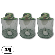 양봉모자 방충모자 벌초모자 벌망모자, Y01밀리터리, 3개