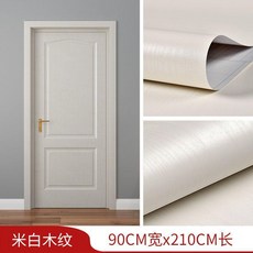 優選 防水防潮仿木紋貼紙自粘牆紙臥室衣櫃子桌面木門貼舊傢俱翻新壁紙 副廠商品, 加厚米白木紋 舊傢俱翻新好物 ,30釐米*200釐米