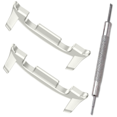 영스피플 갤럭시워치8 호환 원터치 커넥터 클래식 어댑터 컨버터 40 44 46, 스타라이트 1쌍