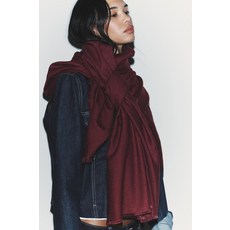zara 자라 단색 소프트 스카프 - 석류3920/281/791120711
