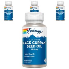 Solaray 黑醋栗籽油軟膠囊 600mg, 90顆, 4罐