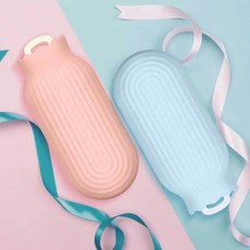 편리하게 휴대 실리콘 온수병 전자레인지 가열 또는 냉장고 냉각용으로 설계되었으며 커버 포함, 01 Green, 01 China Mainland