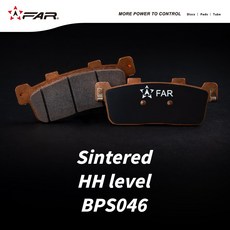 FAR HH等級 金屬燒結 來令片 煞車皮 XCTING300/400刺激(後)專用，提升制動性能與安全性, 1個