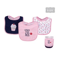 luvable friends 嬰幼兒雙層吸水口水巾圍兜3入組