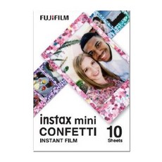 FUJIFILM 富士 instax mini 拍立得底片 (2入/20張/卡通/空白), 1個, mini 五彩繽紛底片20張