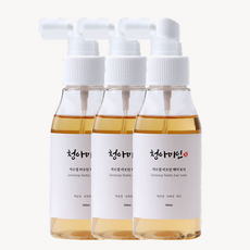 무나난 [청아미인] 자소엽 비오틴 헤어 토닉 - 국내산 약초 어성초 함유 두피 쿨링 약산성 비건 처방, 3개, 100ml