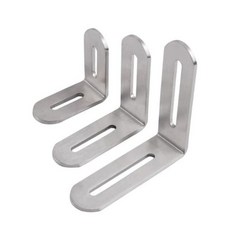스테인리스 L자형 꺽쇠 브라켓 3t 65mm 가구 보강 조절식 연결 철물 조절식브라켓 목공부속 보강철물