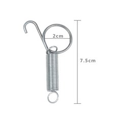 호환 후크 달린 다목적 용수철 잠금 장치 동물 애완 케이지 토끼 문짝 장력 10 개