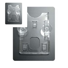 주차증 케이스 압착고무 세로형 55x85 차량용카드홀더