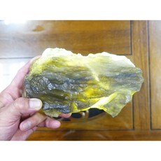 §能量礦石§ 稀少綠色埃及隕石1464g 黃金隕石 LDG 利比亞沙漠玻璃 - 居家空間淨化擺飾