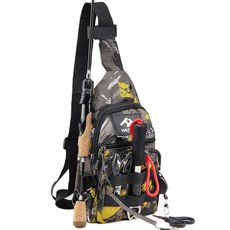 슈퍼인 루어 대용량 방수 낚시 보조 가방 배스낚시 쏘가리 바다낚시 워킹루어가방, 옐로우