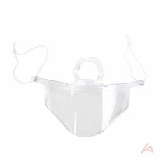 투명 위생 마스크 식당 주방 업소용 조리용 요리용 턱마스크, 1개
