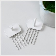 벽지 핀 무타공 시계 액자 걸이 꼭꼬핀, 꼭꼬핀 I자형, 1개