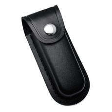 레더스 나이프 파우치 수제 나이프 홀스터 벨트 루프 케이스 홀더 공구 운반용 접이식 나이프 칼집, Black